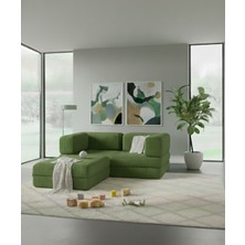 Nwin Home Linea 160*160  Köşe Koltuk Takımı Sünger Dinlenme Köşesi Metalsiz Cırtlı