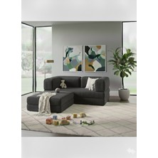 Nwin Home Linea 160*160  Köşe Koltuk Takımı Sünger Dinlenme Köşesi Metalsiz Cırtlı