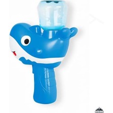 Oyuncak Şarjlı 120 ml Su Kapasiteli Su Şişesi Takılabilen Sevimli Balina Su Tabancası (Mavi)