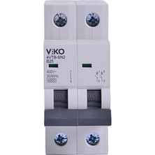 4VTB-2B25 Otomatik Sigorta 4,5ka B Tipi 2 Kutup 25A