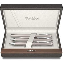 Noble 35 Dolma Kalemtükenmez Kalemversatil Kalem Takım Titanyum