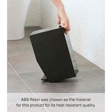 Çöp Kutusu, Plastik, Siyah, 19 x 12 x 27,5 cm