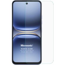 Tecno Spark 40 Glass Cam Ekran Koruyucu [spark 40 ile Uyumlu Ekran Koruyucu - Şeffaf]