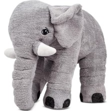Pelüş Fil,uyku Arkadaşı,renkli,doldurulabilir Oyuncak (Gri No:2)