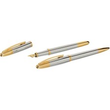 Serisi 176DT Krom Dolma Kalem+Tükenmez Kalem