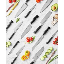 Four Starsantoku Bıçağı, 18 Cm, Oluklu Kenar
