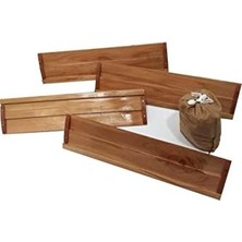 Büyük Boy Cilalı Ahşap Okey Takımı