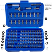 10048 Güvenlik Bit-Set, Krom-Vanadyum-Çelik | 100 Parça