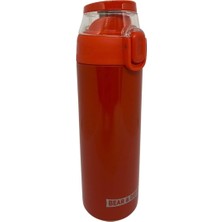 & Deer 450ML Otomatik Şeffaf Kapaklı Çelik Matara 8680965658405