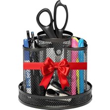 Mesh 1773083 Çalışma Masası Ayırıcı, Döndürülebilir, Siyah