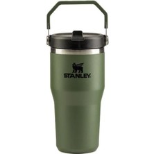 Iceflow Flip Straw Tumbler Pipetli Termos Bardak, Haki (Dried), 0.60 Litre