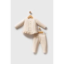 Budi Tongs Baby Lace Dreams 2'li Takım 5660 Ekru