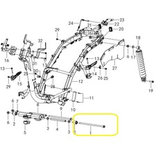 Qj FORTRESS350 Motor Askı  Mili