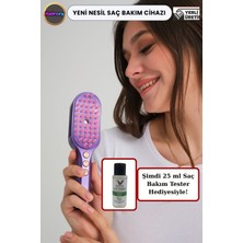 Işık Terapili Saç Masaj Aleti – Iyon Buhar Destekli, Kepek ve Dökülme Karşıtı