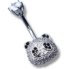 Osha Aksesuar Panda Motifli Göbek Piercing