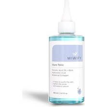 Wıwıfy Arındırıcı Cilt Yenileyici Komedon Siyah Nokta Sivilce Karşıtı Tonik (Glycolic Acid 5% Aha Bha) Tonik