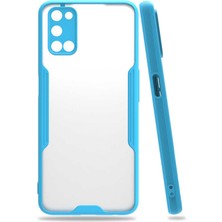 Zore Oppo A52 Kılıf Asma Parfe Kapak-Mavi