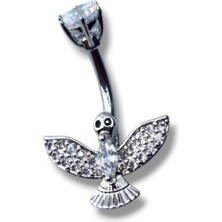 Osha Aksesuar Güvercin Kanatlı Göbek Piercing