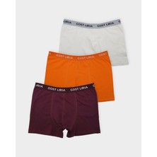 GOST LİRİA -Identity Erkek Boxer – 3’lü Paket Çok Renkli