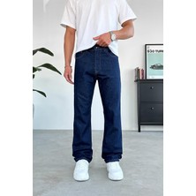 Lacivert Basic Baggy Pantolon