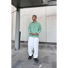Su Yeşili Tensel Go Oversize Gömlek
