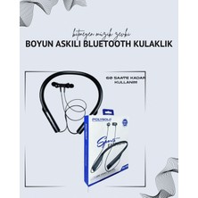 Starseven Polygold PG-100 Boyun Askılı Kablosuz Kulaklık – 200 Saat Bekleme Süresi, Stereo Ses, Mikrofonlu