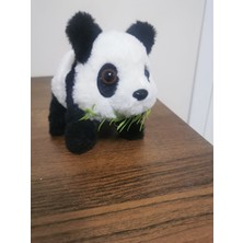 Kids Sevimli Panda, Pilli, Hareketli, Sesli Panda, Ağzında Yeşil Otu ile Sevimli Panda