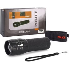 Starseven Police Pc-86 Uv LED Mor Işıklı Para Kontrol El Feneri