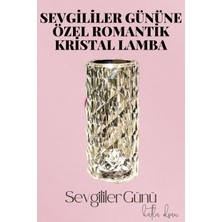 Starseven Sevgililer Gününe Özel Romantik Kristal Gece Lambası Sevgiliye Hediye