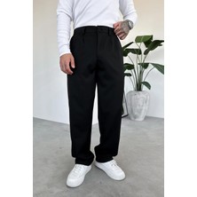Siyah Basic Premium Kumaş Pantolon