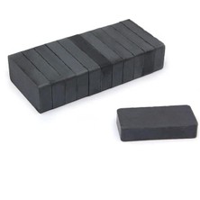 40X20X10 mm Y35 Ferrit (Seramik) Mıknatıs - 5 Adet Set