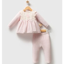 Budi Tongs Baby Etamine 2'li Takım 5683 Pembe