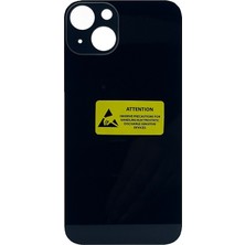 Genos iPhone 13 Mini Uyumlu Geniş Kamera Delikli Batarya Kapağı (Siyah) (SN808434)