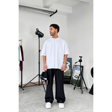 Optik Beyaz Cozy Basic Soft Oversize Tişört