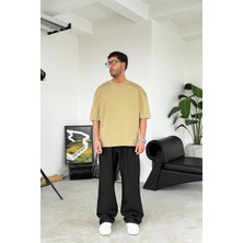 Haki Cozy Basic Soft Oversize Tişört