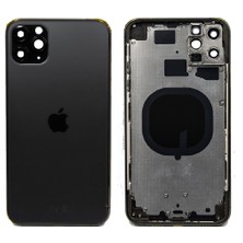 Genos Apple Iphone 11 Pro Max Uyumlu Kasa Boş Siyah