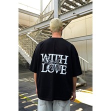 Siyah Can Amor Outplenty Premium Oversize Tişört