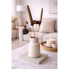 B'Clara Home Tropikal Dekoratif Kuru Çiçek Vazo Çiçeği