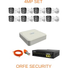 Hikvision Hilook 4mp 8'li Set Gece Renkli Görüşlü