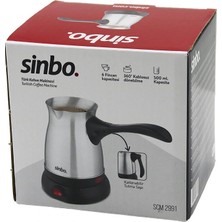 Calperia Çelik Elektrikli Cezve Türk Kahve Makinesi - 6FİNCAN=500ML 360 Derece Kablosuz Kullanım Katlanır Kulp 600W SCM-2991 (5047)
