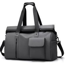 Dekohop Seyahat Çantası Unisex Kabin Boy El ve Omuz Çanta Sıvı Dayanıklı Kumaş Tatil Spor Seyahat Stil Çanta