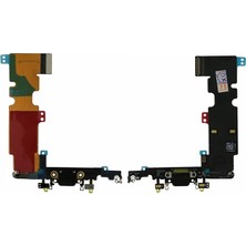 Genos iPhone 8 Plus Uyumlu Filmli Şarj Soketi (Siyah) (SN810023)