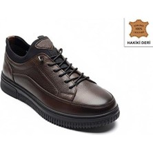 Cem Pekşen Gepetto 501 Kahve Erkek Günlük Deri Comfort Casual Ayakkabı