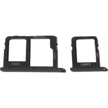 Genos Samsung Galaxy A600 A6 2018 Uyumlu Hafıza Kart + Sim Demiri (Sim Çekmecesi) (Siyah) (SN809553)