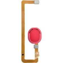 Genos Samsung Galaxy A10S Uyumlu Parmak Izi Okuyucu Home Tuş (Kırmızı) (SN806804)