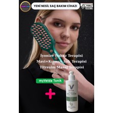 Buharlı, Işık Terapili, Titreşim Masajlı Saç Bakım Cihazı – Evde Profesyonel Bakım