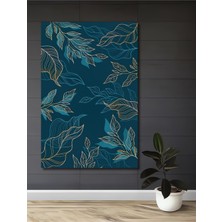 Petmudo AVM Modern Yaprak Tasarımlı Yağlı Boya Görünümlü Ahşap Dekoratif Ev,antre,salon,ofis,mutfak Tablo