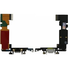 Genos iPhone 8 Plus Uyumlu Filmli Şarj Soketi (Gri) (SN810022)