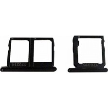 Genos Samsung Galaxy C9000 C9 Pro Uyumlu Hafıza Kart + Sim Demiri (Sim Çekmecesi) (Siyah) (SN809336)