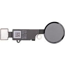 Genos iPhone 7 Uyumlu Tak Çalıştır Home Tuş (Parmak Izi Okumaz) (Siyah) (SN806723)
